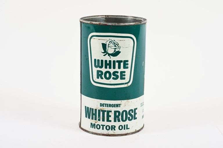 WHITE ROSE DETERGENT MOTOR OIL IMPERIAL QUART CAN