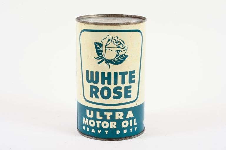 WHITE ROSE ULTRA HEAVY DUTY MOTOR OIL IMPERIAL QUART CAN