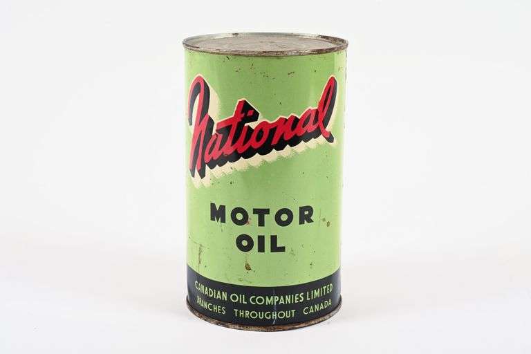 NATIONAL MOTOR OIL IMPERIAL QUART CAN