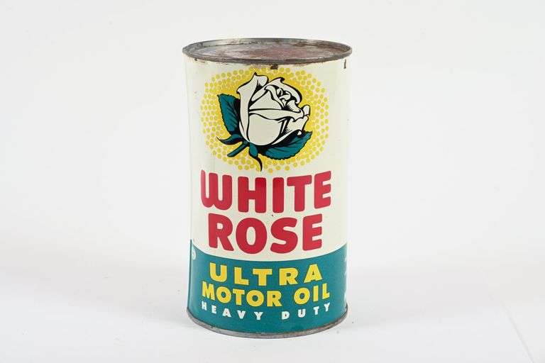 WHITE ROSE ULTRA HEAVY DUTY MOTOR OIL IMPERIAL QUART CAN