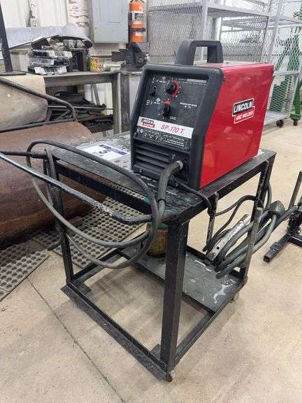LINCOLN SP-170T WELDER WITH CART & TANK