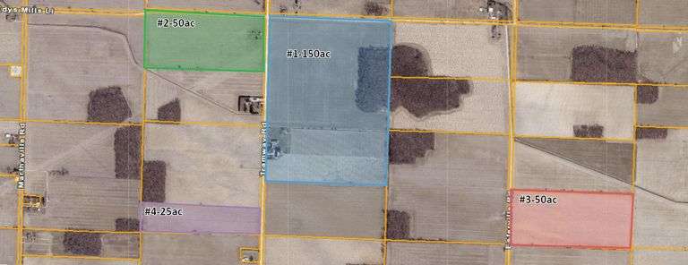 BILL & EVELYN THOMAS ESTATE - MULTI PARCEL FARMLAND AUCTION 