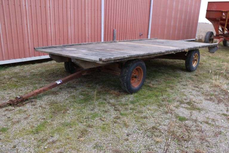 FLAT RACK WAGON WITH COBEY RUNNING GEAR