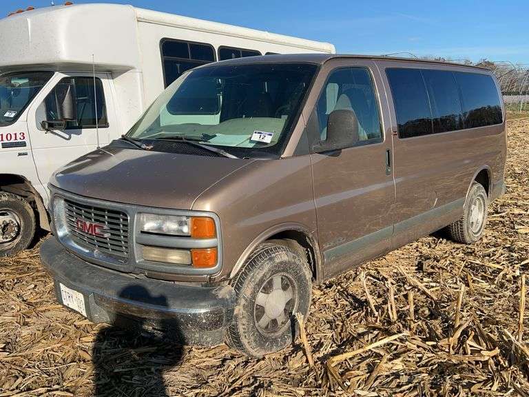 1999 GMC SLE 1500 8 PASSENGER VAN