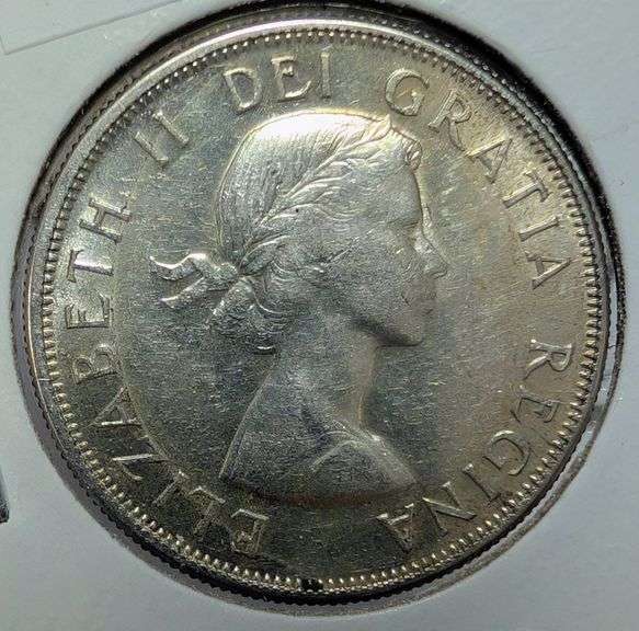 SILVER(11.8g), CANDA 50 CENT COIN