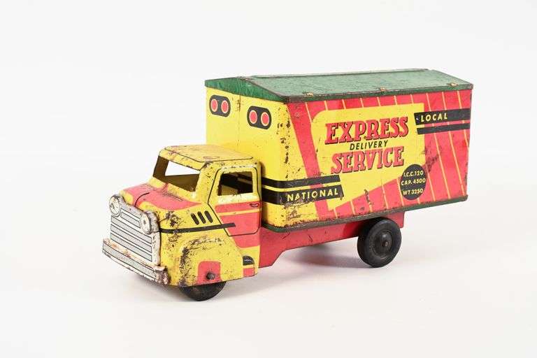 WYANDOTTE TIN LITHO EXPRESS SERVICE DELIVERY VAN