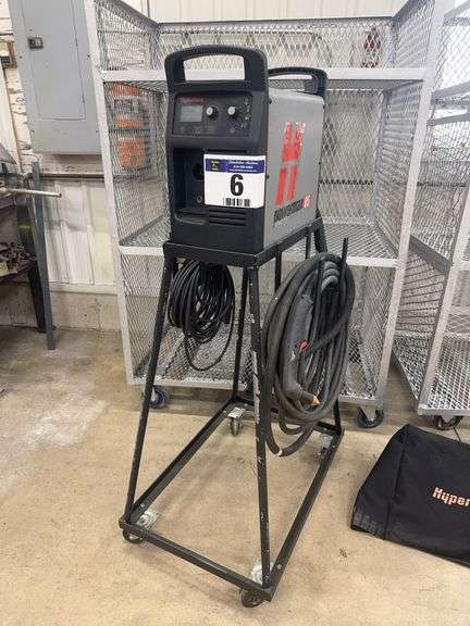 HYPERTHERM POWERMAX 85 PLASMA CUTTER WITH CART