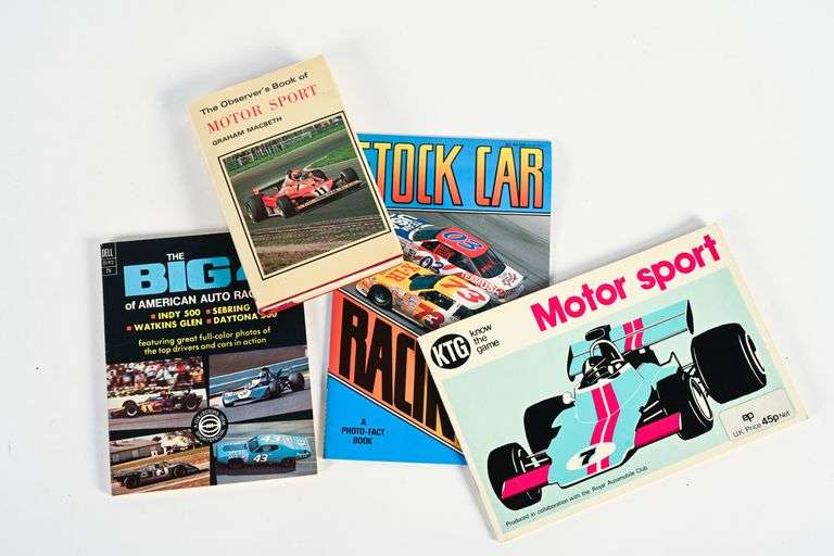 4 RACING FACT AND INFO BOOKS - Shackelton Auctions Inc.