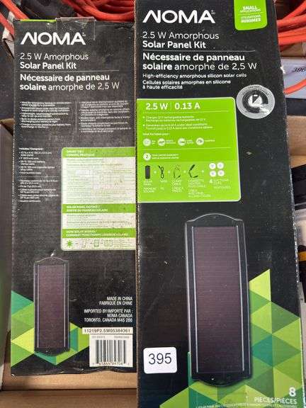 SOLAR PANEL KIT, ROOF REPAIR, FLASHLIGHT