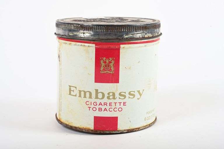 EMBASSY TOBACCO TIN
