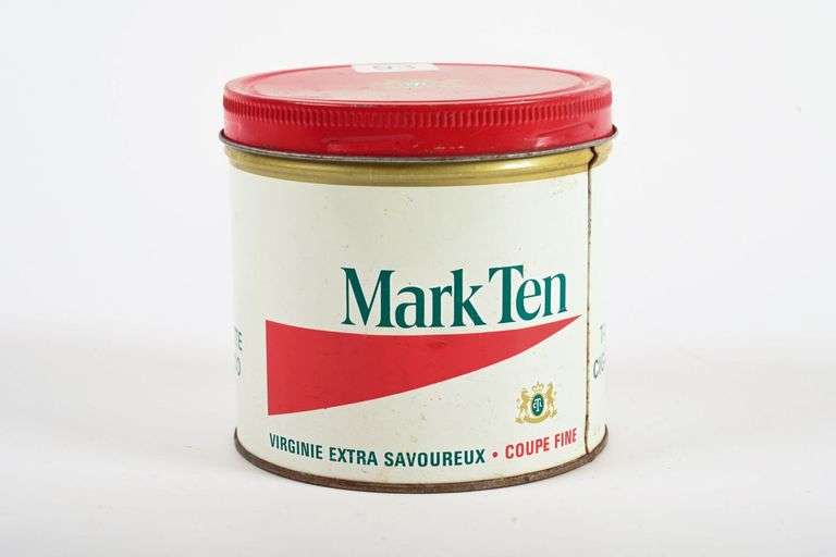 MARK TEN TOBACCO TIN