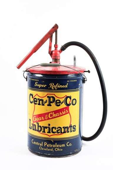 CEN-PE-CO LUBRICANTS 50 POUND GREASE PAIL WITH DISPENSER