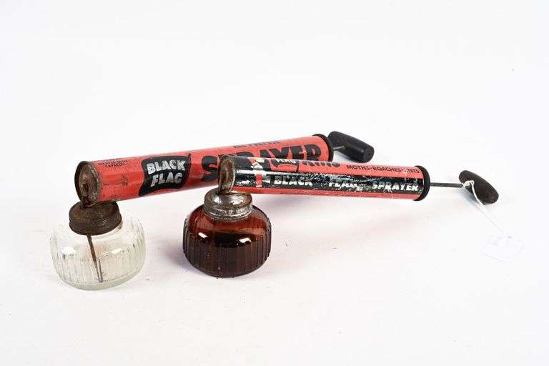 TWO BLACK FLAG SPRAYERS