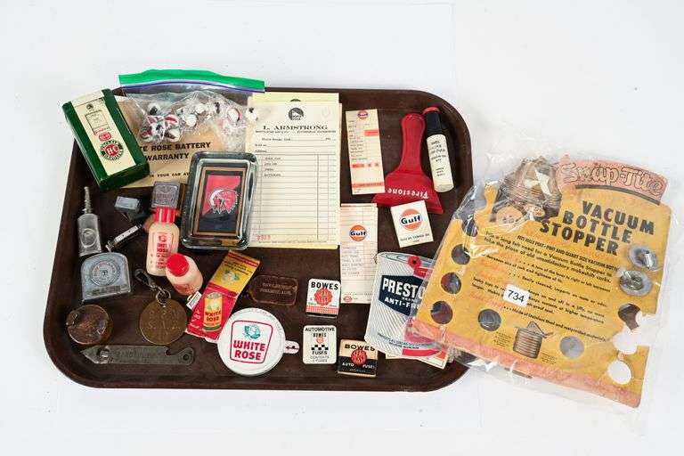 Serviceable Items GROUP OF ASSORTED SERVICE STATION ITEMS - Shackelton Auctions Inc.