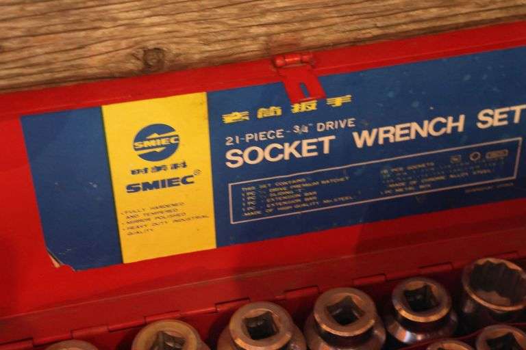 21 PC. 3/4 DRIVE SOCKET SET - Shackelton Auctions Inc.