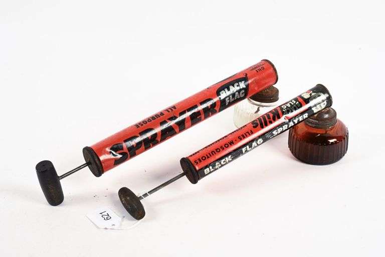TWO BLACK FLAG SPRAYERS