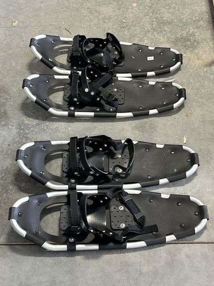 TWO PAIRS OF SNOW SHOES
