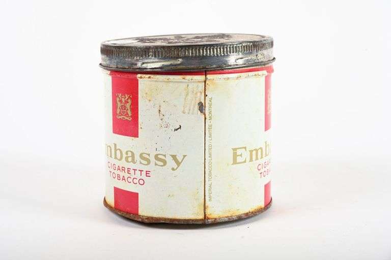 EMBASSY TOBACCO TIN