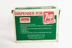 VINTAGE CHILTON TOYS 7UP DISPENSER WITH BOX
