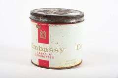 EMBASSY TOBACCO TIN