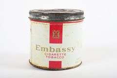 EMBASSY TOBACCO TIN