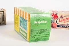 GROUP OF ICE CREAM PINT CARTONS