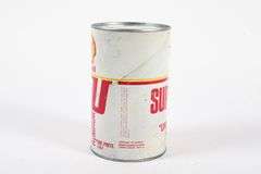 SHELL SUPER U MOTOR OIL IMP QT FIBRE CAN - FULL