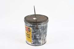 TEDDIE PEANUT BUTTER PAPER LABEL FIVE POUND PAIL