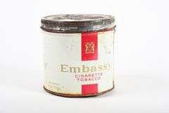 EMBASSY TOBACCO TIN
