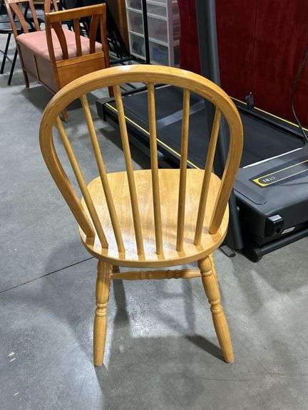 FOUR HOOP BACK CHAIRS