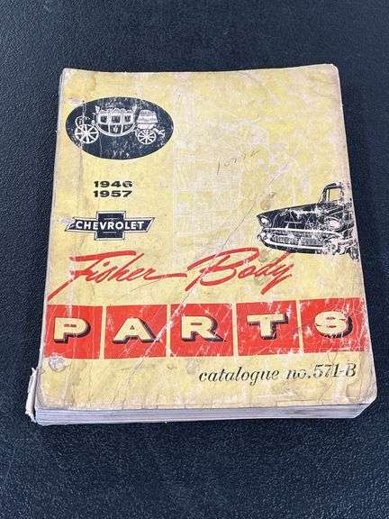 1946-57 CHEVROLET FISHER BODY PARTS CATALOGUE