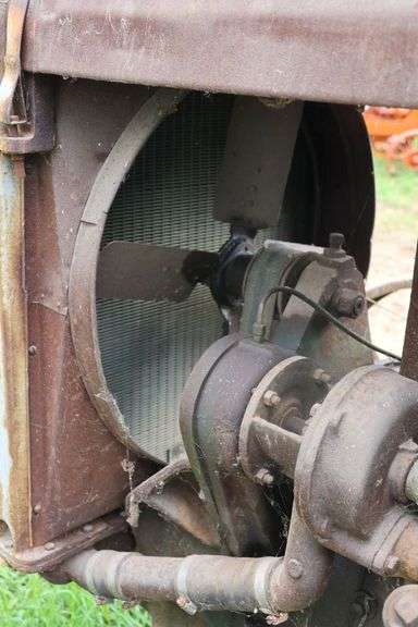 ALLIS CHALMERS E 20-35 TRACTOR ON STEEL