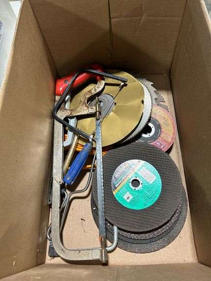 HAND SAWS, SAW BLADES, CUT OFF WHEELS ETC