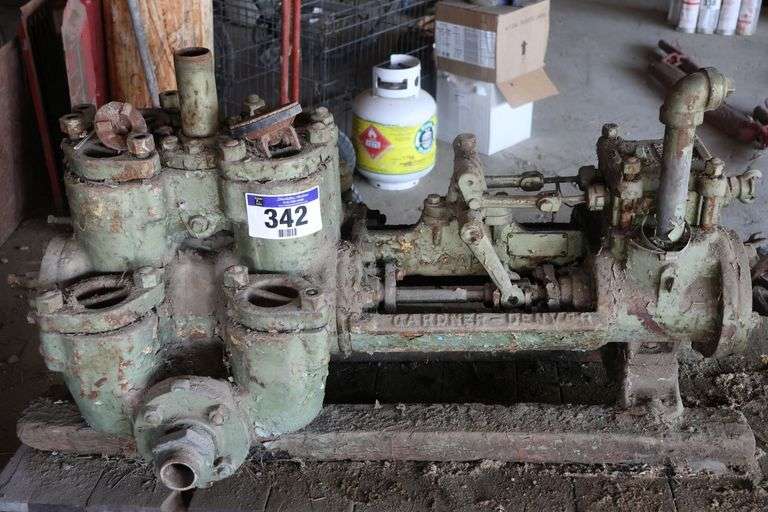AF6 GARDNER-DENVER 5X 3 1/2 X 5 MUD PUMP - CART NOT INCLUDED