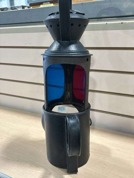 ANTIQUE RAILWAY HAND LANTERN