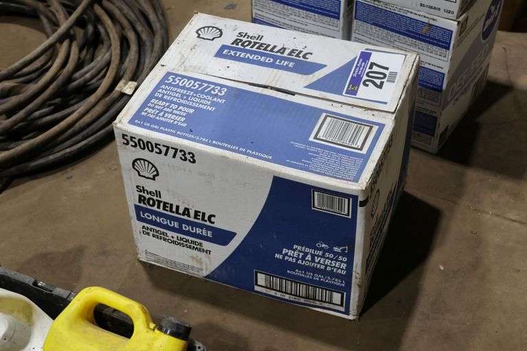 CASE OF SHELL 50/50 COOLANT