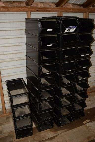 31 Metal Stacking Hardware Bins, 24
