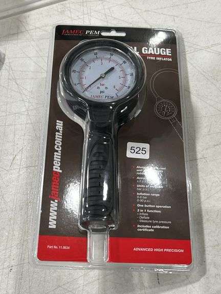 NEW JAMEC PEM DIAL GAUGE TIRE INFLATOR