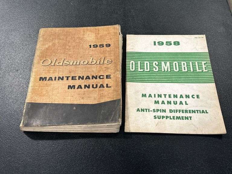 1958 & 1959 OLDSMOBILE MAINTENANCE MANUALS