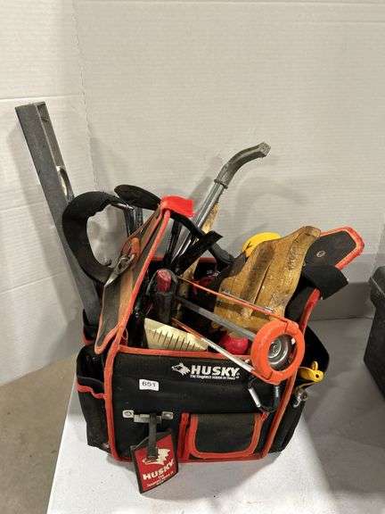 HUSKY SOFT TOOL POUCH WITH CONTENTS