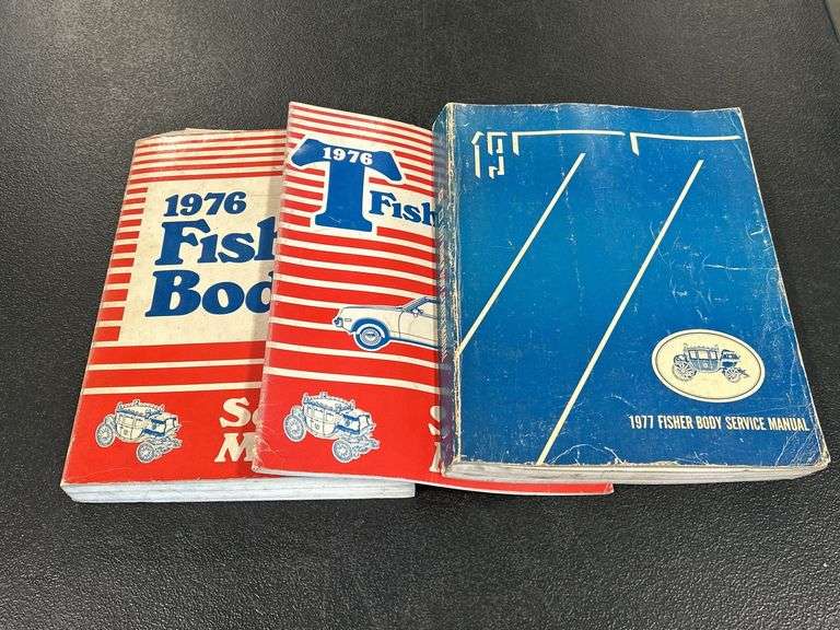 2 - 1976 & 1 - 1977 CHEVROLET FISHER BODY SERVICE MANUALS