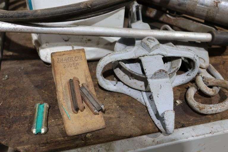 GREASE GUN, PROPANE TORCH, PULLEY HERBICIDE ETC.