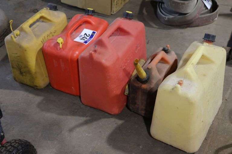 5 JERRY CANS