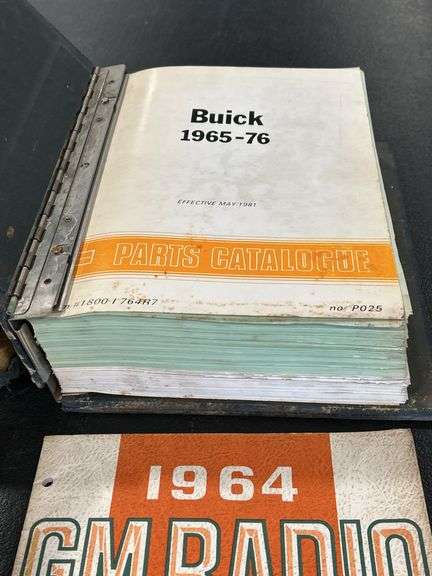 1964 & 1965 GM PARTS CATALOGUES & 1964 GM RADIO SERVICE MANUALS