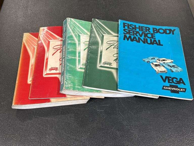 3- 1970 & 2 - 1971 CHEVROLET FISHER BODY SERVICE MANUALS