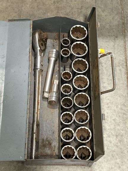 JET TOOL SOCKET SET - NOT COMPLETE