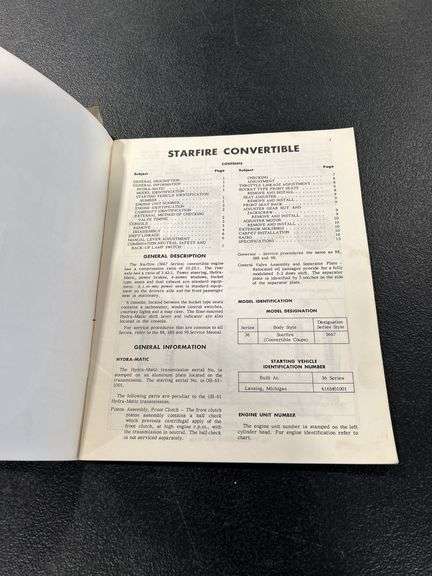 1960 & 1961 OLDSMOBILE MANUALS