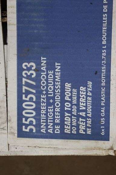 CASE OF SHELL 50/50 COOLANT