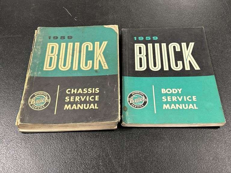 2 - 1959 BUICK SERVICE MANUALS