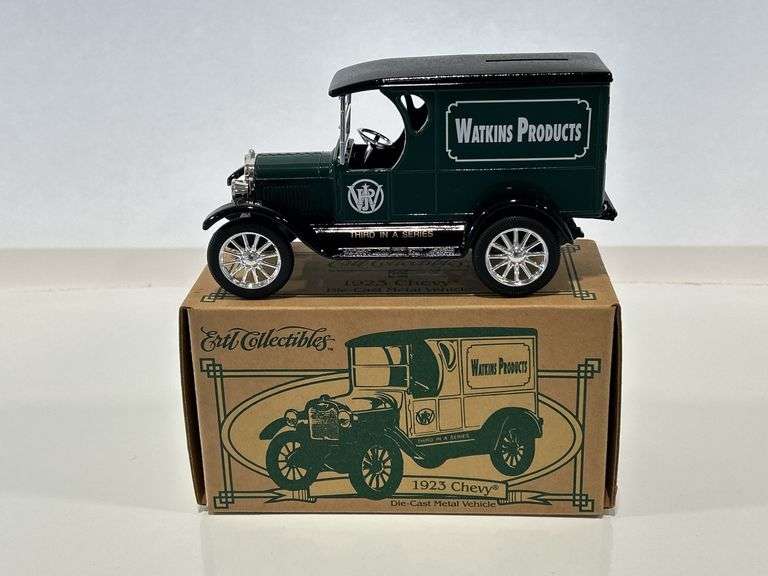 ERTL WATKINS PRODUCTS 1923 CHEVY TRUCK BANK - 1/25